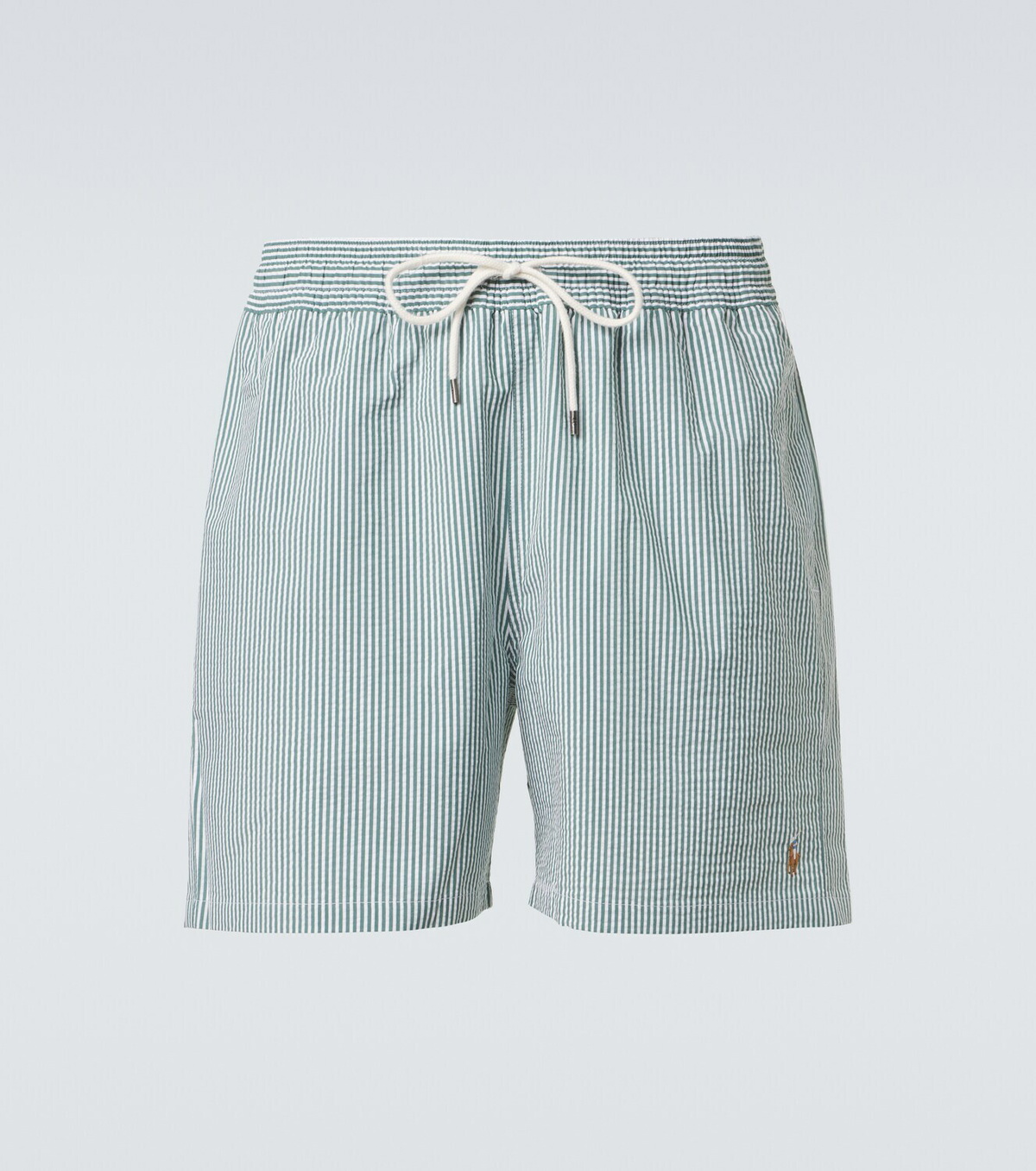 Polo Ralph Lauren Traveler striped seersucker swim trunks