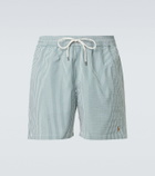 Polo Ralph Lauren Traveler striped seersucker swim trunks