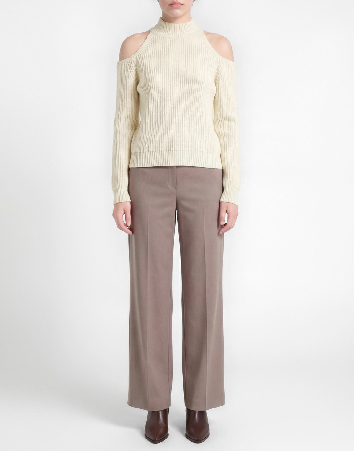 Jucca Womens Turtleneck Ivory