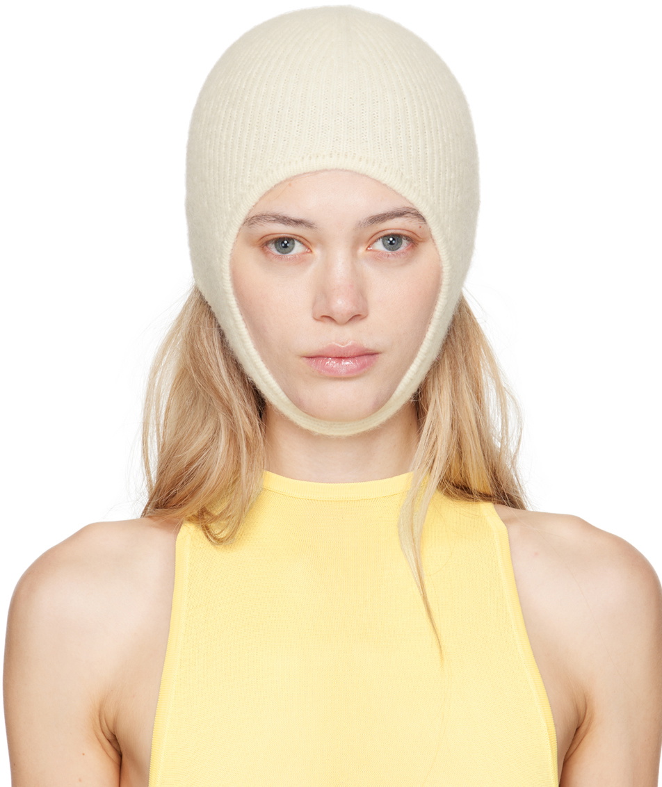JACQUEMUS Off-White La Casa 'La capuche Gros Grain' Beanie Jacquemus