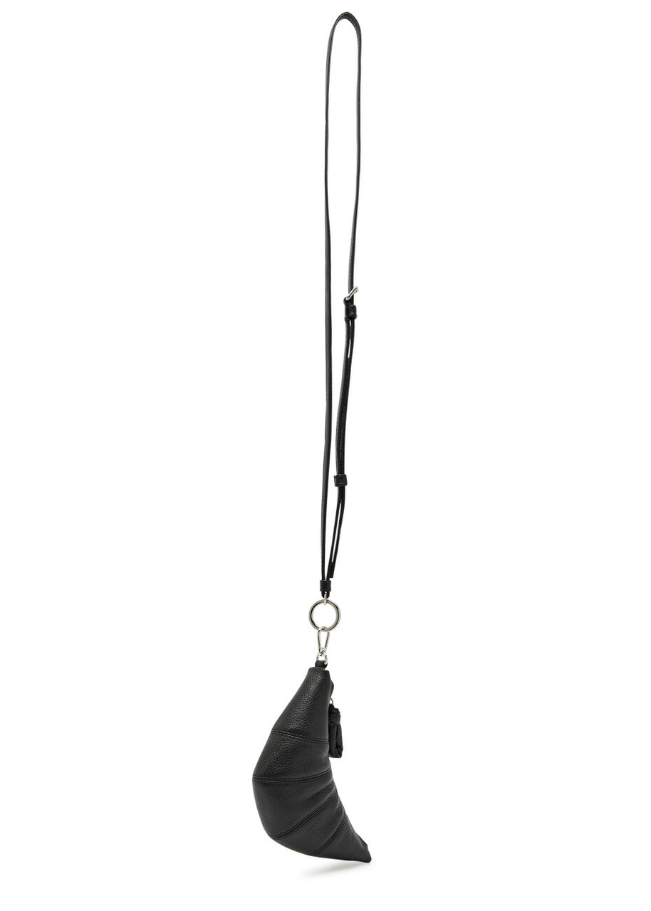 Lemaire Croissant Leather Cross-body Coin Purse - Black - One Size