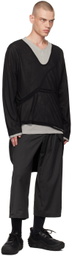 Kiko Kostadinov Black & Gray Knox T-shirt