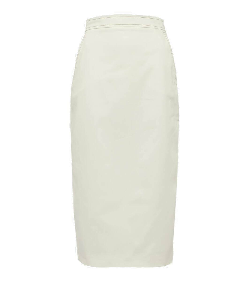 スカート MAX MARA Women Mid Skirts BLOCCOCO 001 WHITE max-mara-White-Blocco-Zipped-