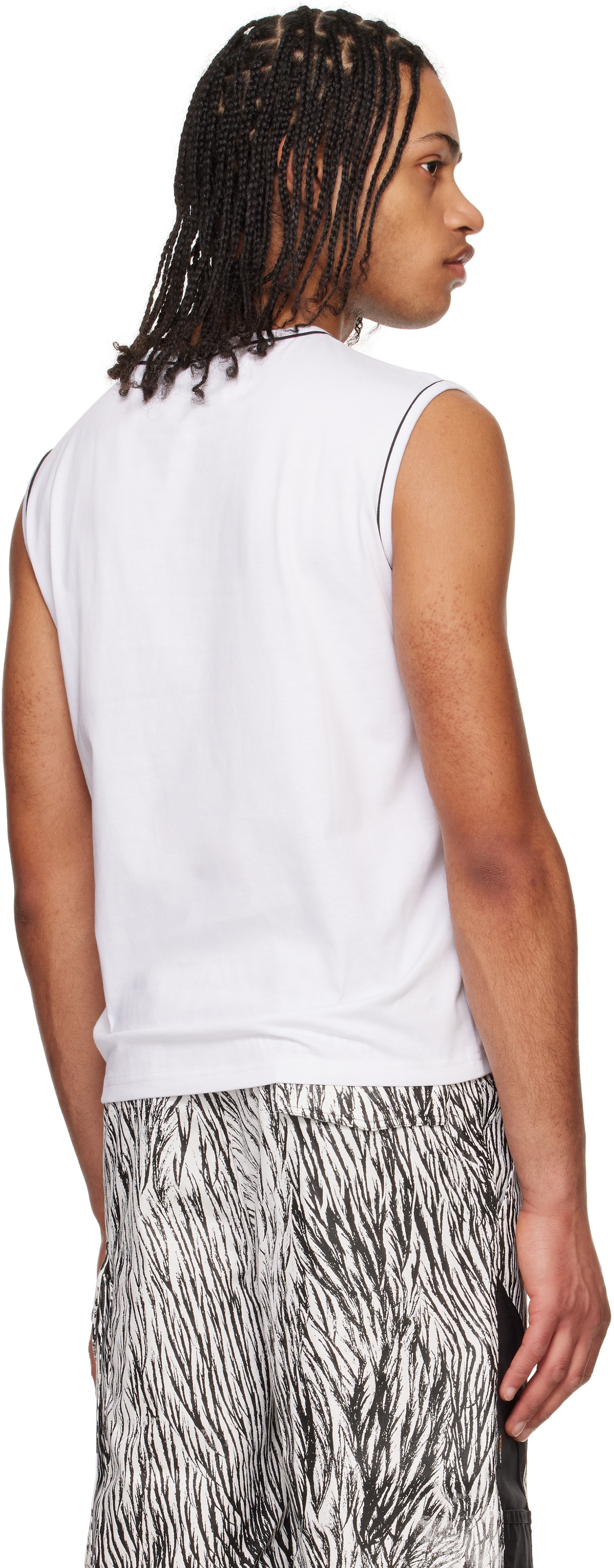 Olly Shinder White Kin Tank Top