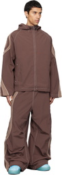 ERL Brown UFO Track Jacket