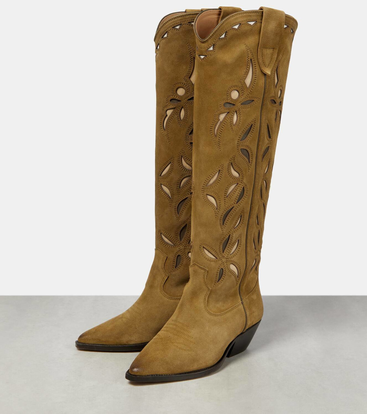 isabel marant denvee suede boots