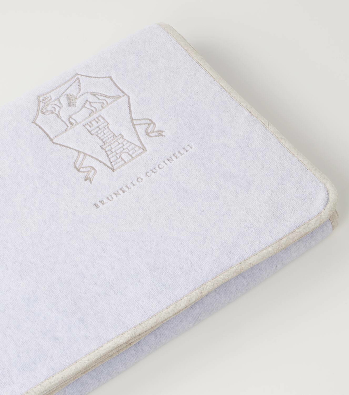 Brunello Cucinelli Embroidered cotton terry towel