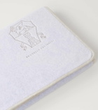 Brunello Cucinelli Embroidered cotton terry towel