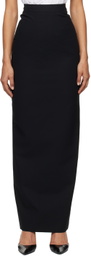 Ann Demeulemeester Black Nathalie X-Long Pencil Maxi Skirt