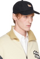 Maison Kitsuné Black Baby Fox Cap