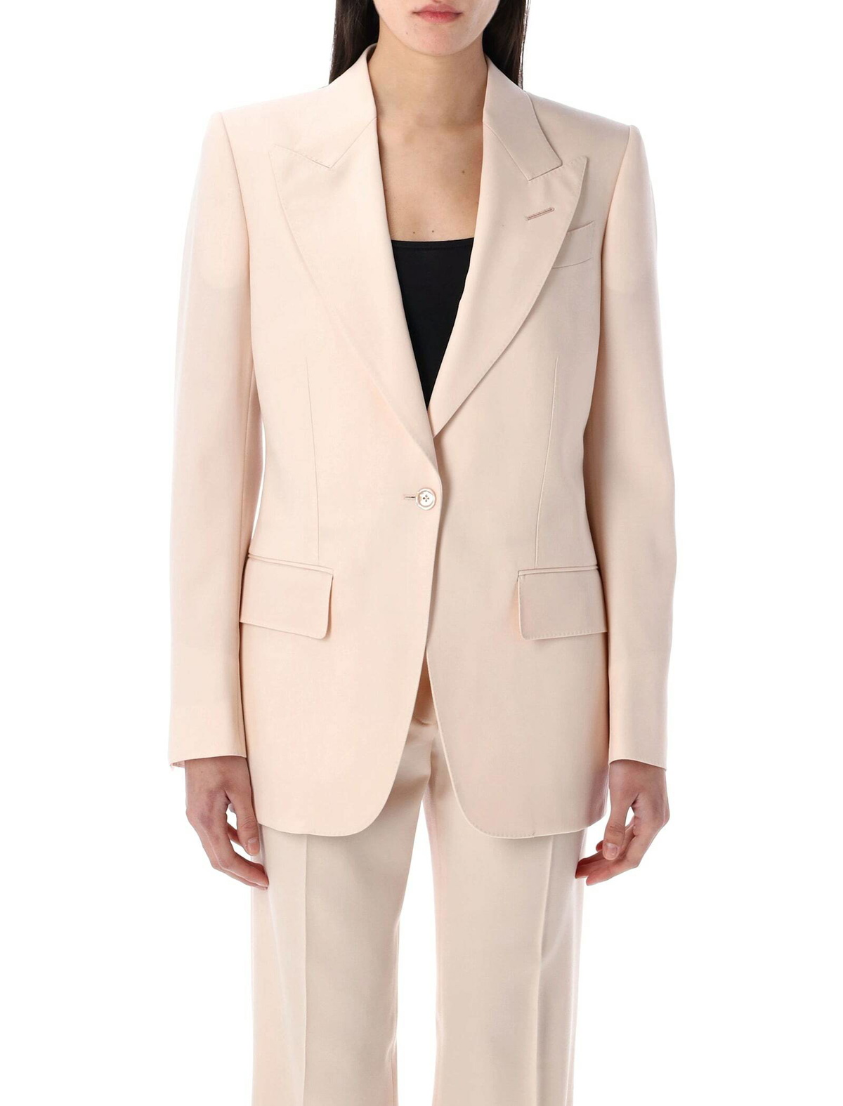 【関税込み】TOM FORD ネイビー Military Chasseur ジャケット Tom Ford Navy Military Chasseur Jacket - Jackets - Compare