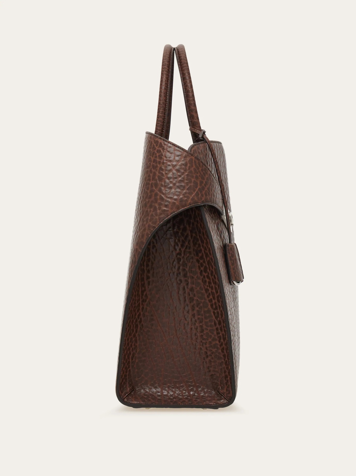 Ferragamo Mens Hug tote bag in Brown