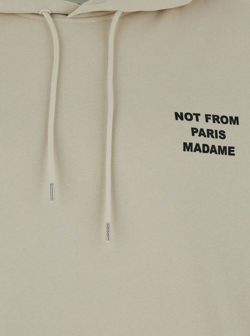 パーカー・フーディ DROLE DE MONSIEUR Beige Hoodie with Logo in Cotton Man Drôle de Monsieur Beige Hoodie With Logo In Cotton Man Drôle
