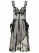 MAISON MARGIELA - Tulle Midi Corset Dress