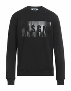 Msgm Mens Sweatshirt in Black