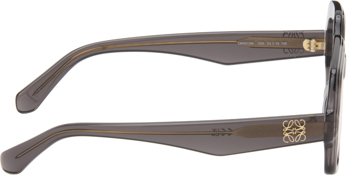 LOEWE Gray Anagram Square Glasses