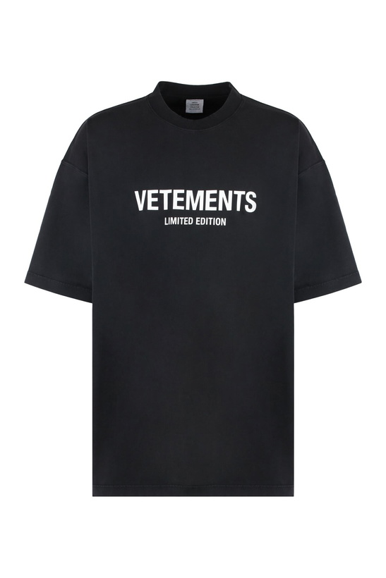 Photo: VETEMENTS Limited Edition Cotton T-shirt