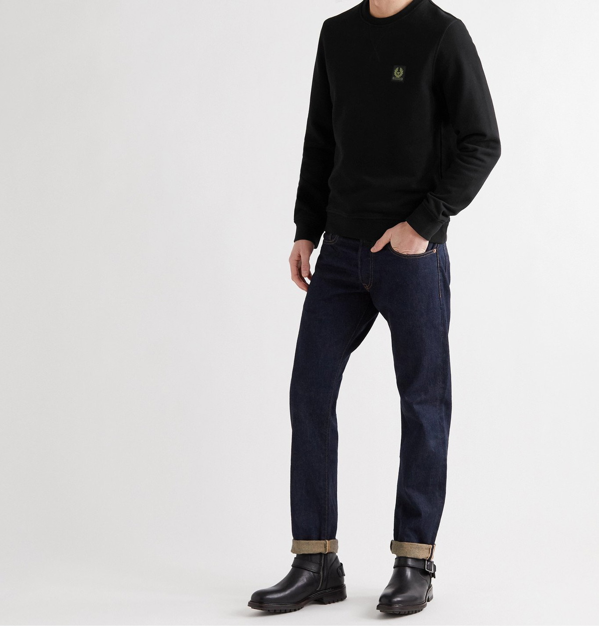 Belstaff logo online sweatshirt