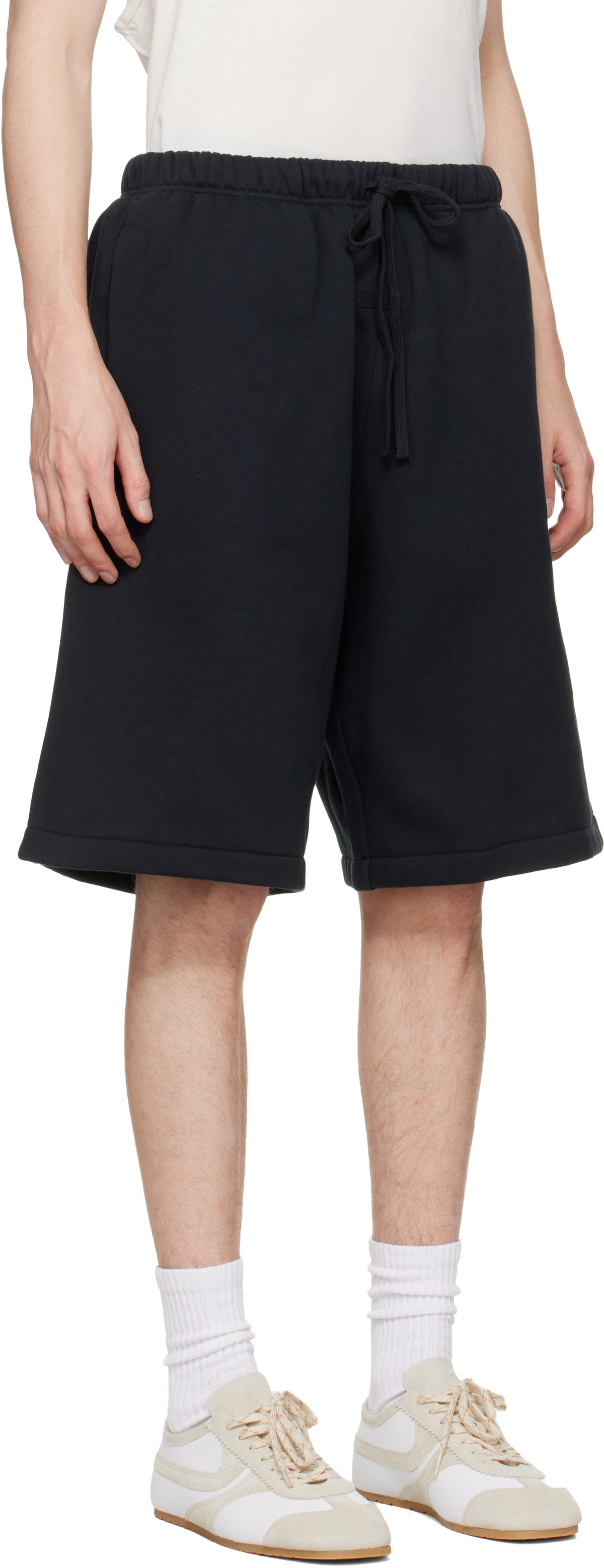 Fear of God ESSENTIALS Black Active Trace Relaxed Shorts
