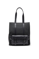 Diesel Multi-Pkts - Shopping bag with flap pocket and zip - Shopping Bags - Unisex - Black
