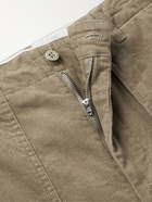 Engineered Garments - Fatigue Straight-Leg Cotton-Corduroy Shorts - Brown