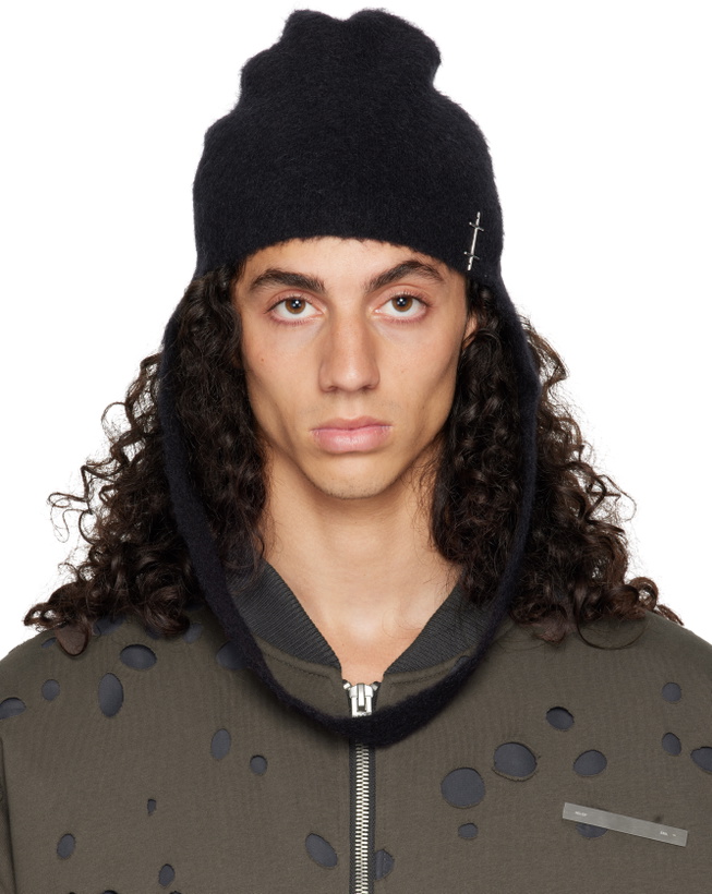Photo: HELIOT EMIL Black Obelis Beanie