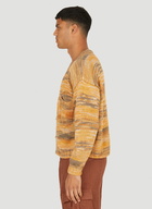 Hand Dyed Cardigan in Orange