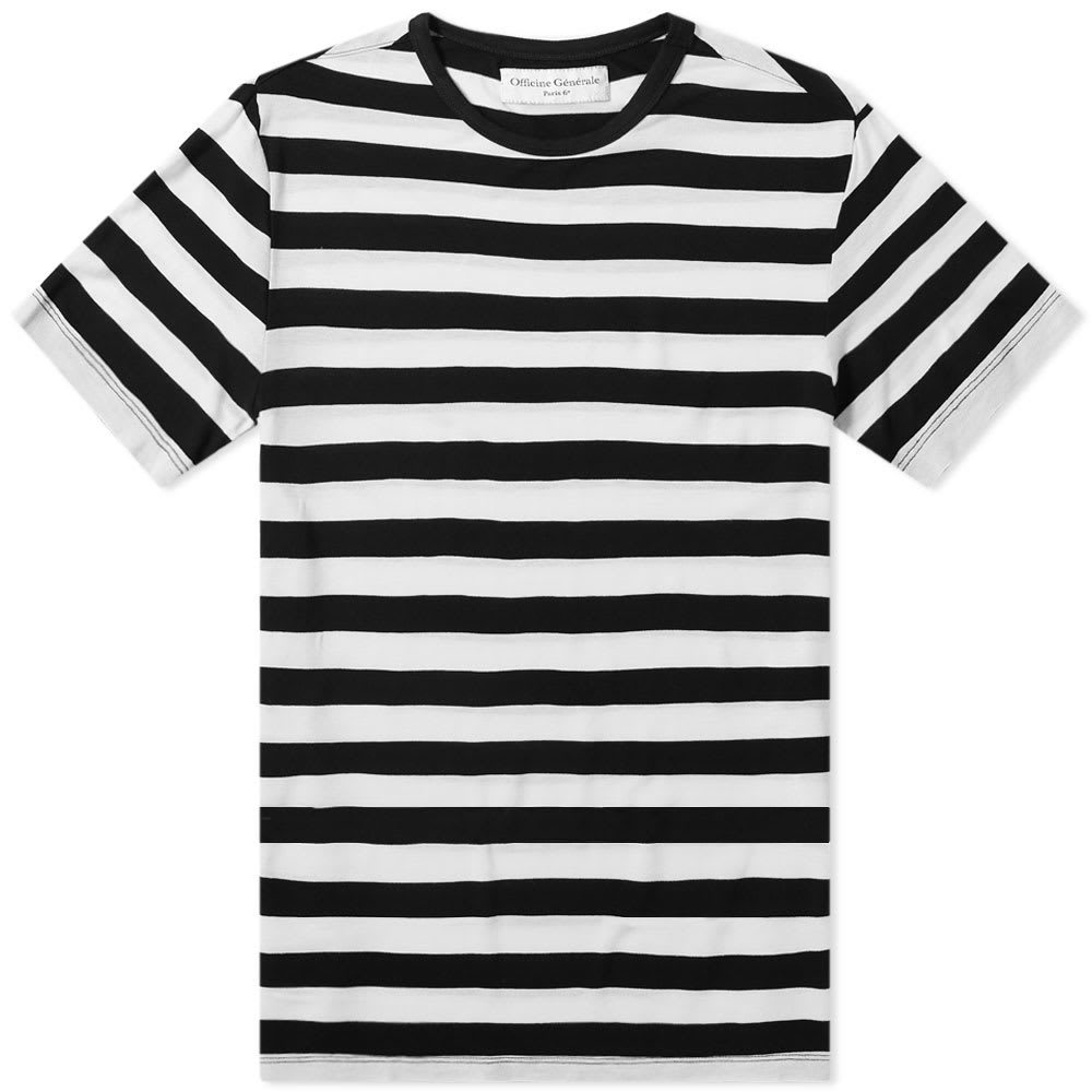 Officine Generale Japanese Wide Stripe Tee Officine Creative