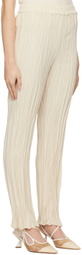 BITE Off-White Maisie Trousers