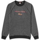 Nanga Men's Eco Hybrid Crew Sweat in Black