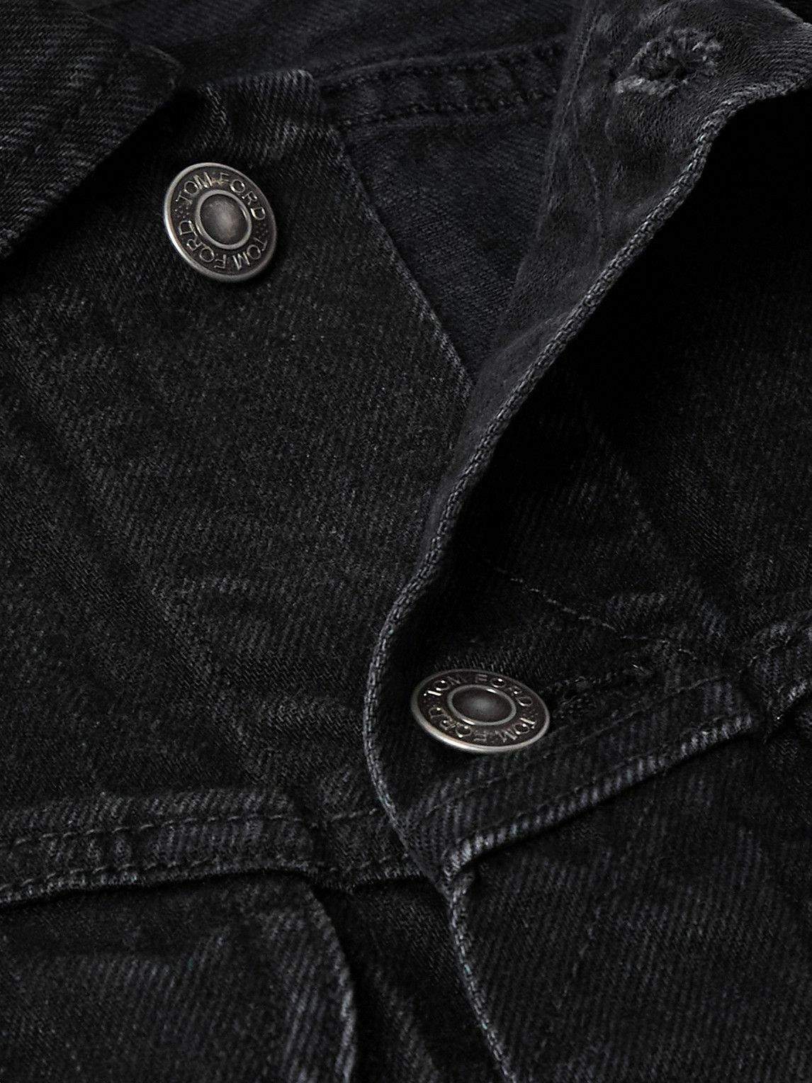 TOM FORD - Icon Denim Jacket - Black