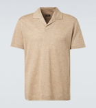 Zegna Linen polo shirt