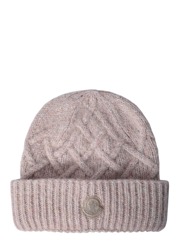 Photo: Moncler Logo Motif Beanie Hat