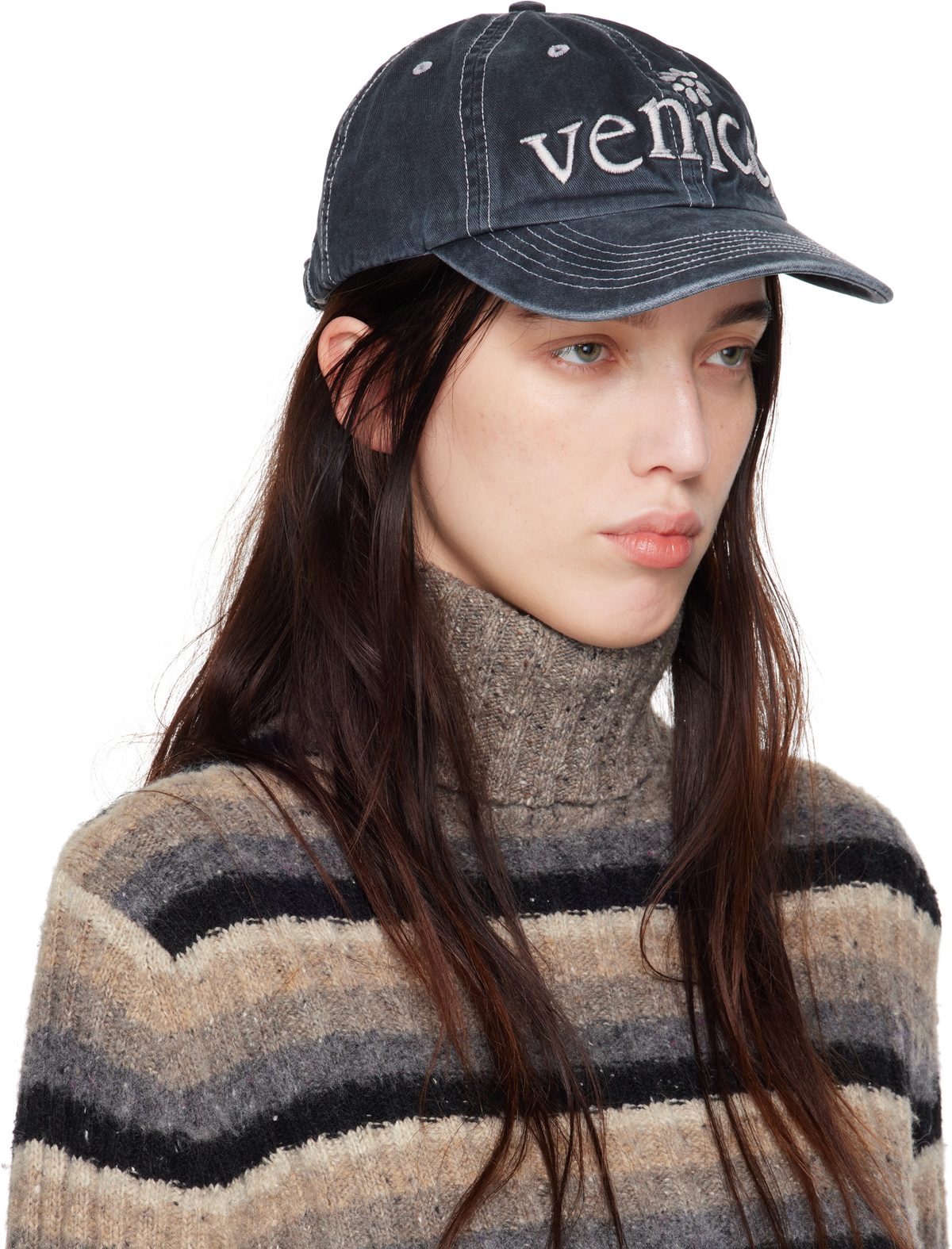 ERL Black 'Venice' Cap ERL