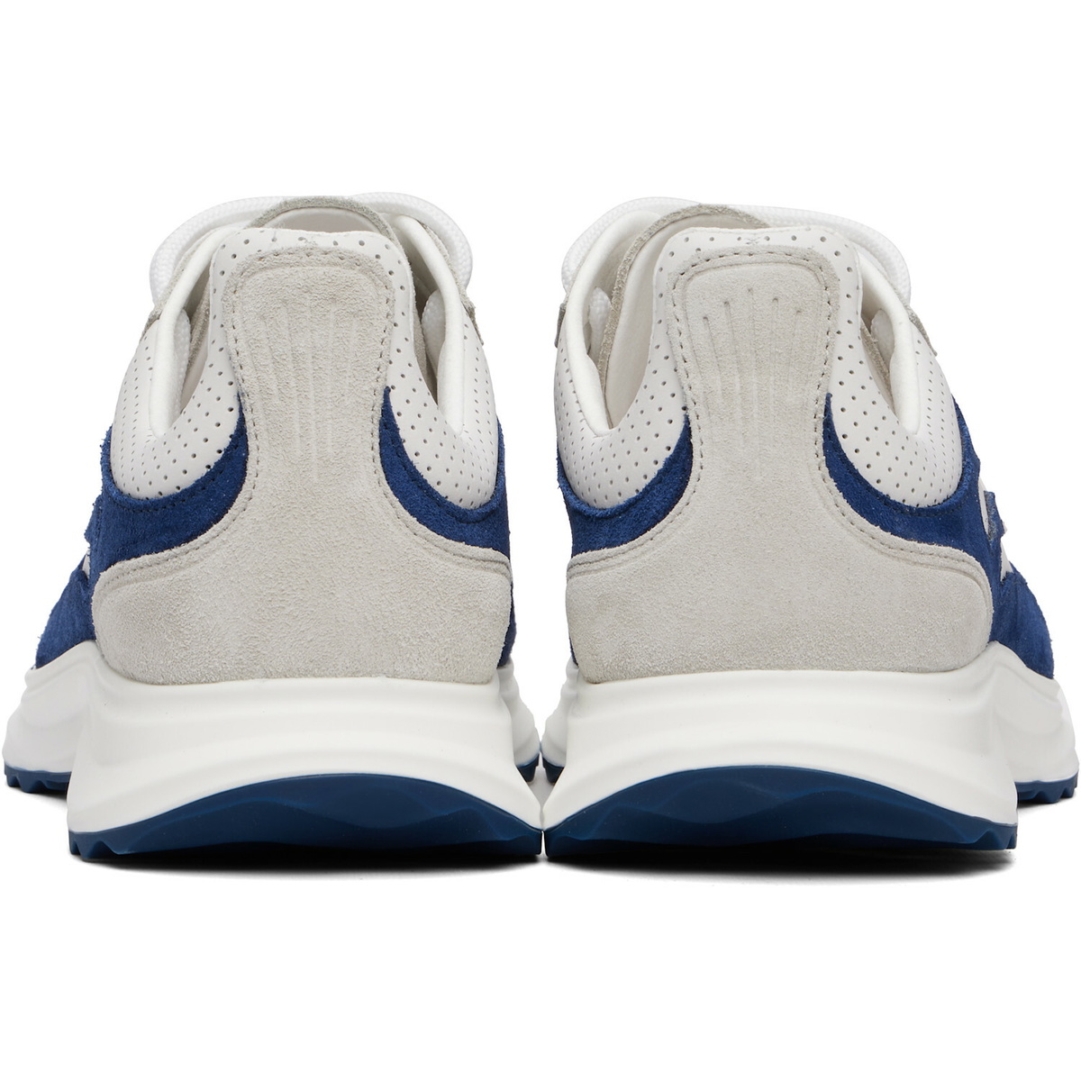 Casablanca White & Navy Stade Sneakers