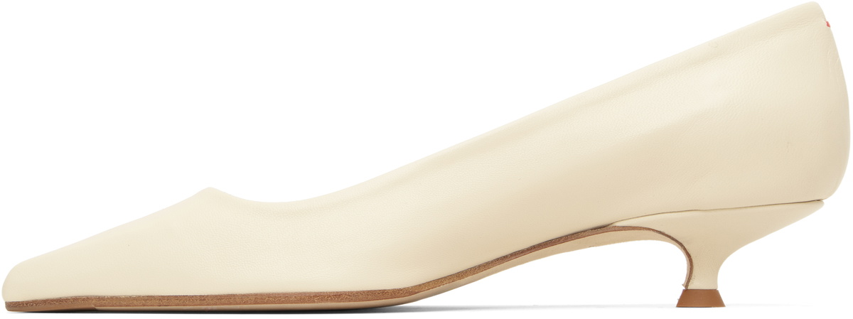 Aeyde Off-White Cari Heels
