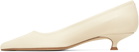 Aeyde Off-White Cari Heels