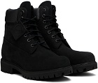 Timberland Black Premium 6-Inch Waterproof Boots