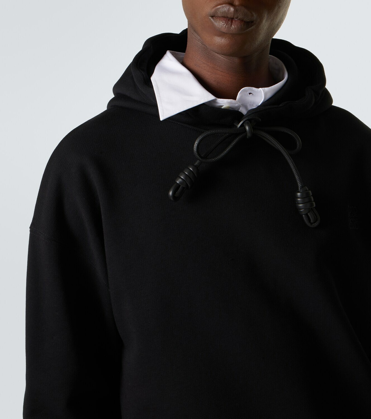 Loewe Anagram cotton jersey hoodie
