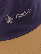Goldwin - Utility Logo-Print Colour-Block Mesh and Shell Baseball Cap