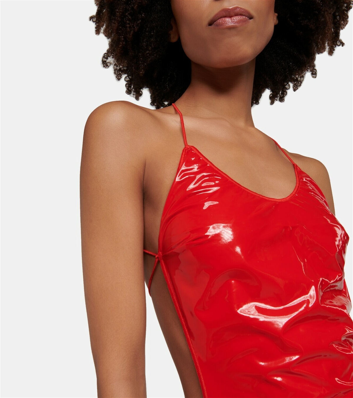 Oseree - Glow latex lacé swimsuit