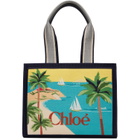 Chloé Navy 'Chloé Soleil' Tote