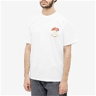 JW Anderson Men's Apple Core Logo T-Shirt in White