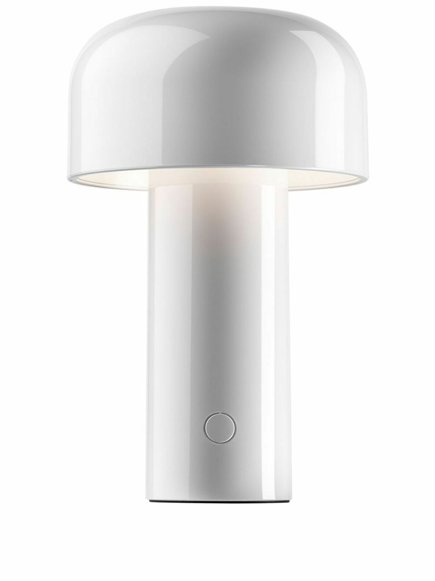 Photo: Flos White Bellhop Portable Table Lamp