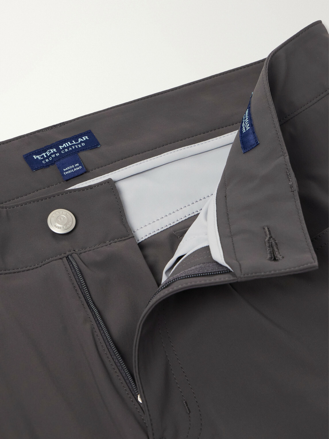 Peter Millar - Bingham Slim-Leg Stretch-Cotton Trousers - Gray