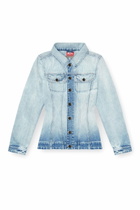 Diesel Hourglass denim trucker jacket - Denim Jackets Womens in Blue