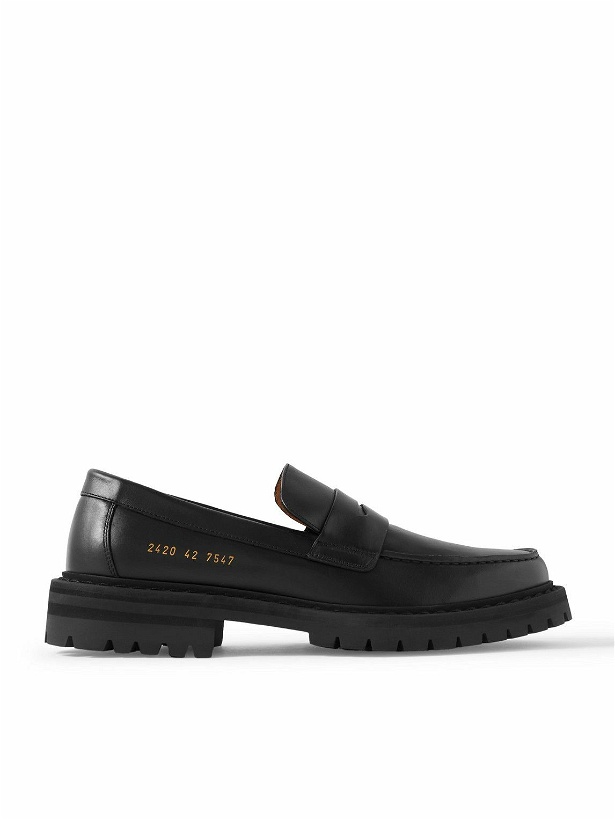 Photo: Common Projects - Leather Penny Loafers - Black