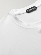 TOM FORD - Lyocell and Cotton-Blend Jersey T-Shirt - White