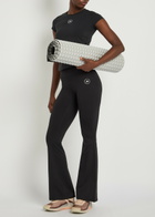 Adidas X Stella Mccartney Flared Stretch-jersey Leggings Black