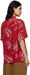 Bode Red Creeping Begonia Shirt